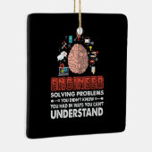 Ingenieur löst Probleme Keramikornament (Rechts)