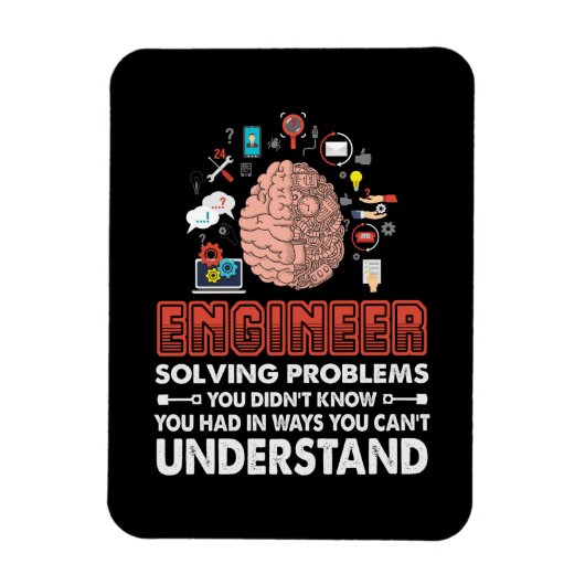 Ingenieur löst Probleme Magnet (Vertikal)