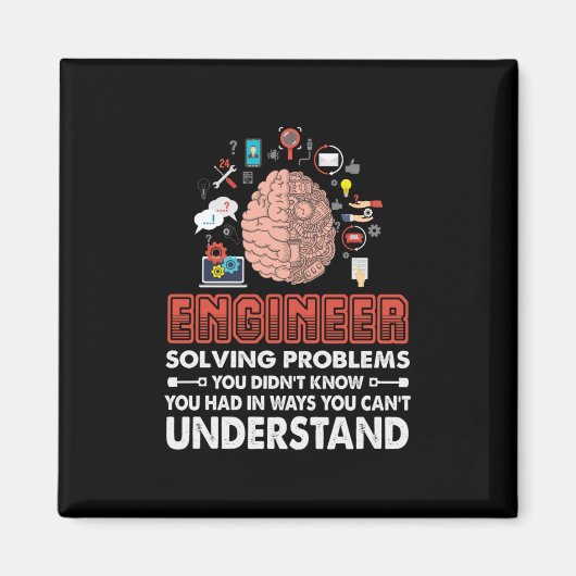 Ingenieur löst Probleme Magnet (Vorne)
