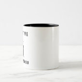 Ingenieur-lustiges Angebot für ein Geschenk Zweifarbige Tasse (Mittel)