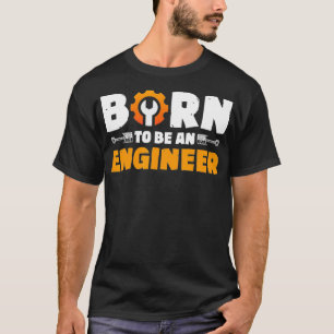 Ingenieur, Maschinenbaumotiv für einen Eng T-Shirt
