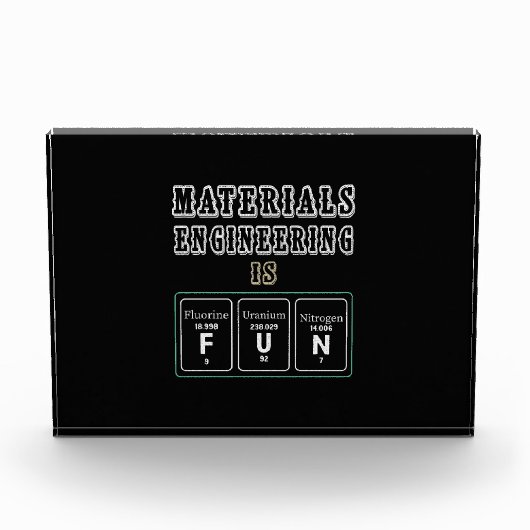Ingenieur-Materialentwicklung ist Spaß Fotoblock (Vorderseite)