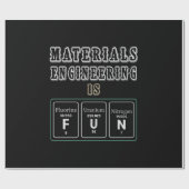 Ingenieur-Materialentwicklung ist Spaß Geschenkpapier (Flach)