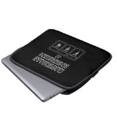 Ingenieur-Materialentwicklung ist Spaß Laptopschutzhülle (Vorne Knopf)
