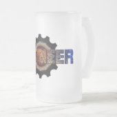 Ingenieur Mattglas Bierglas (VorderseiteRechts)