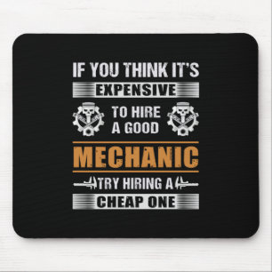 Ingenieur mietet einen guten Maschineningenieur Mousepad