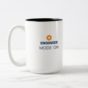 Ingenieur-Modus Ein Lustiges Ingenieurdesign Zweifarbige Tasse
