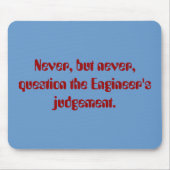 Ingenieur Mousepad (Vorne)