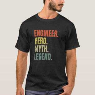 Ingenieur Myth Legend Bester Job Engineer T-Shirt