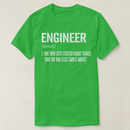 Ingenieur Noun 1 T-Shirt (Design vorne)