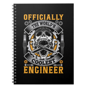 Ingenieur offiziell der Coolste Ingenieur der Welt Notizblock