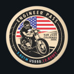 Ingenieur Pass Colorado Motorrad Magnet<br><div class="desc">Der Ingenieur-Pass wurde in einem Vintagen,  bedrückten Stilemblem gemacht. Es handelt sich um eine landschaftliche Fahrt in Colorado und den Bergen von San Juan.</div>
