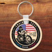 Ingenieur Pass Colorado Motorrad Schlüsselanhänger (Vorderseite)