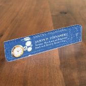 Ingenieur-Plan-Art kundengerecht Namensplakette (Seite)