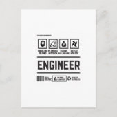 Ingenieur Postkarte (Vorderseite)