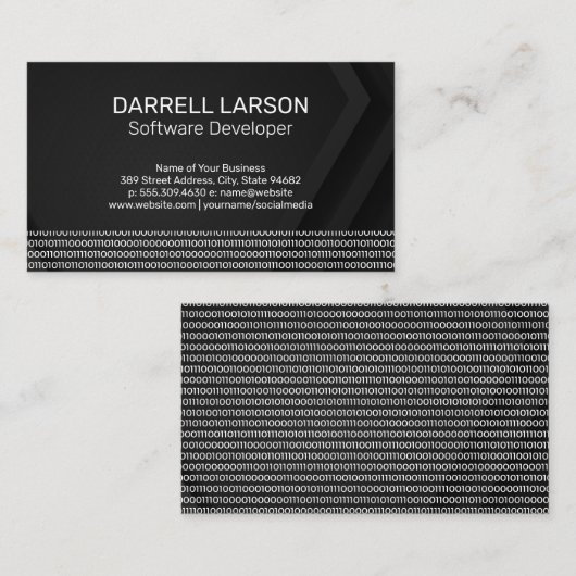 Ingenieur | Programmierer Visitenkarte (Vorne/Hinten)