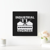 Ingenieur Quadratische Wanduhr (Zuhause)