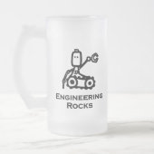 Ingenieur-Robotertechnik Mattglas Bierglas (Links)