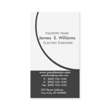 Ingenieur Schwarz-weiße Minimalistische Abstrakte 