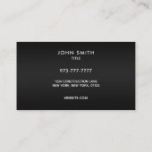 Ingenieur-Slogan-Visitenkarten Visitenkarte (Rückseite)