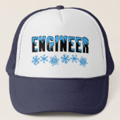 Ingenieur Snowflake Truckerkappe (Vorderseite)