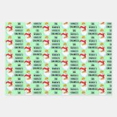 Ingenieur Snowman und Schneeflocken Geschenkpapier Set (Vorderseite 2)