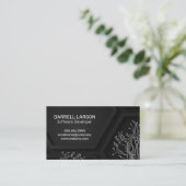 Ingenieur | Software-Schalttafel | geometrisch Visitenkarte (Stehend Vorderseite)