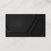 Ingenieur | Software-Schalttafel | geometrisch Visitenkarte (Rückseite)