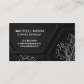 Ingenieur | Software-Schalttafel | geometrisch Visitenkarte (Vorderseite)