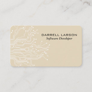 Ingenieur   Software-Stromlaufplatine Visitenkarte