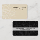 Ingenieur | Software-Stromlaufplatine Visitenkarte (Vorne/Hinten)