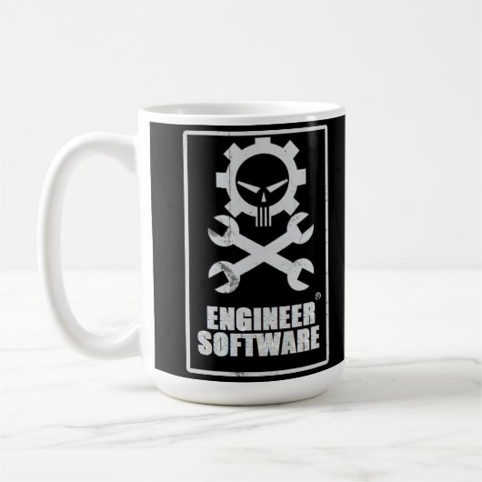 Ingenieur-Software-Tasse Kaffeetasse (Links)