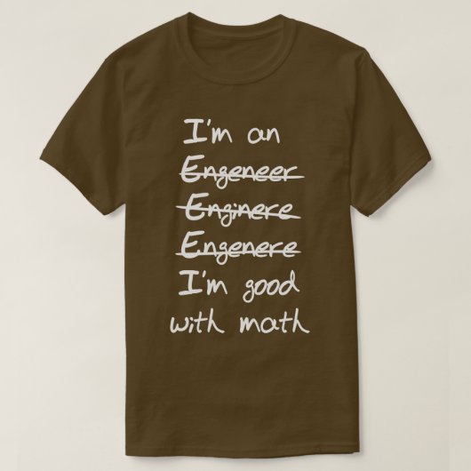 Ingenieur T-Shirt (Design vorne)