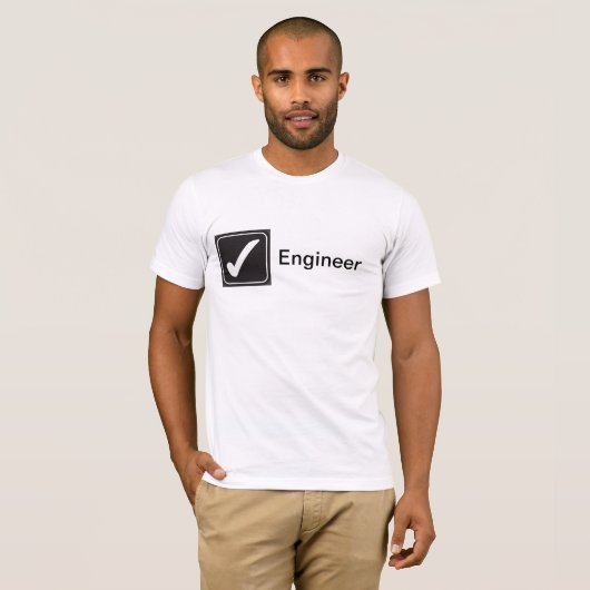 Ingenieur (✔) T-Shirt (Vorne ganz)