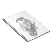 Ingenieur-Teddybär-Skizze Notizblock (Rechte Seite)