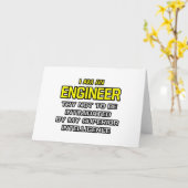 Ingenieur... Überlegene Intelligenz Karte (Gelbe Blume)