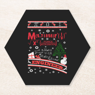 Ingenieur - Ugly Christmas Sweater Untersetzer