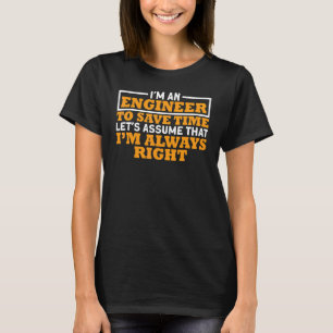 Ingenieur-Väter Ingenieur-Ehemänner Ich bin Ingeni T-Shirt
