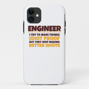 Ingenieur versucht, die Dinge zu überprüfen. Case-Mate iPhone Hülle