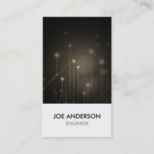 Ingenieur-Visitenkarte für elektronische Schaltung Visitenkarte (Vorderseite)