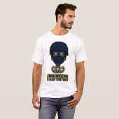 Ingenieure bahnen den Weg Skull Helmet Tee (Vorne ganz)