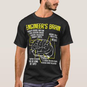 Ingenieure Brain Funny Engineering Games Process F T-Shirt