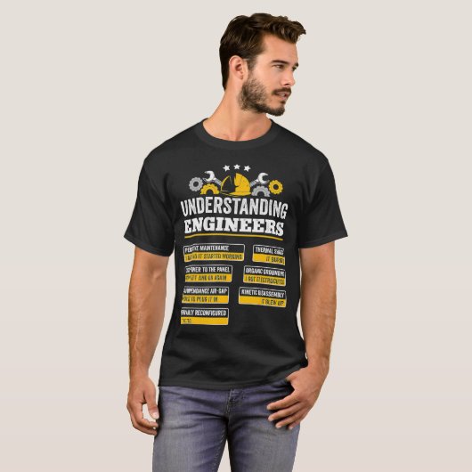Ingenieure lernen, ein Geschenk für die Funny Engi T-Shirt (Vorne ganz)
