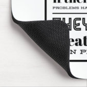 Ingenieure lösen gerne Probleme. Mousepad (Ecke)