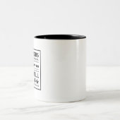 Ingenieure lösen gerne Probleme. Zweifarbige Tasse (Mittel)