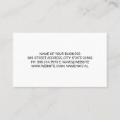 Ingenieure mit Blueprints | Konstruktion Visitenkarte (Rückseite)