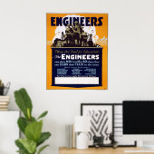 Ingenieure Poster (Heimbüro)