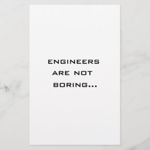 Ingenieure sind nicht langweilig briefpapier