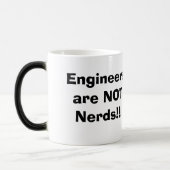 Ingenieure sind NICHT Nerd!!! Verwandlungstasse (Links)