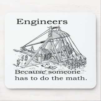 Ingenieure Trebuchet Mausunterlage Mousepad